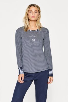 Esprit Nautical jersey pyjamas, 100 cotton at our Online Shop