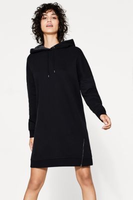 edc Cottonblend zipup hoodie dress at our Online Shop
