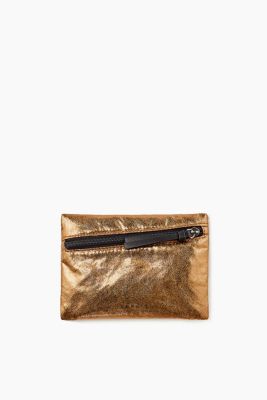 Esprit - Borsa metallizzata con zip