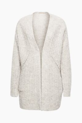 Votre nouveau cardigan préféré : de texture côtelée, doté de poches italiennes et feutré en surface !