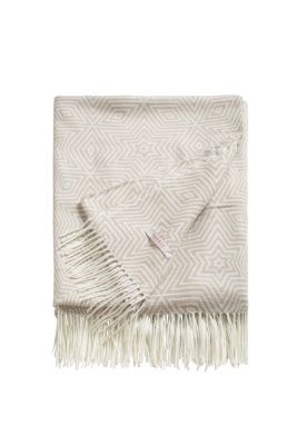Esprit Soft woven reversible blanket with fringing at our Online Shop