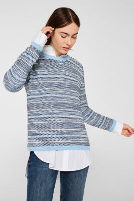 Esprit Strukturierter MulticolorPullover im Online Shop kaufen