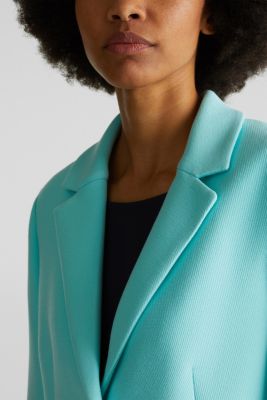 ESPRIT - Blazer coat with a fine texture at our Online Shop