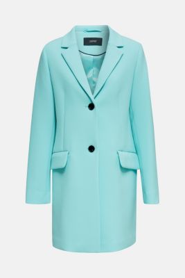 ESPRIT - Blazer coat with a fine texture at our Online Shop