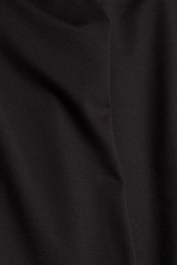 Jersey broek met elastische band, BLACK, detail image number 4