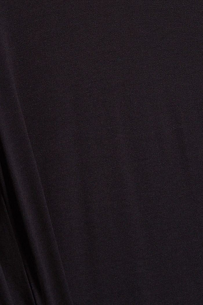 Jersey jurk van LENZING™ ECOVERO™, BLACK, detail image number 4