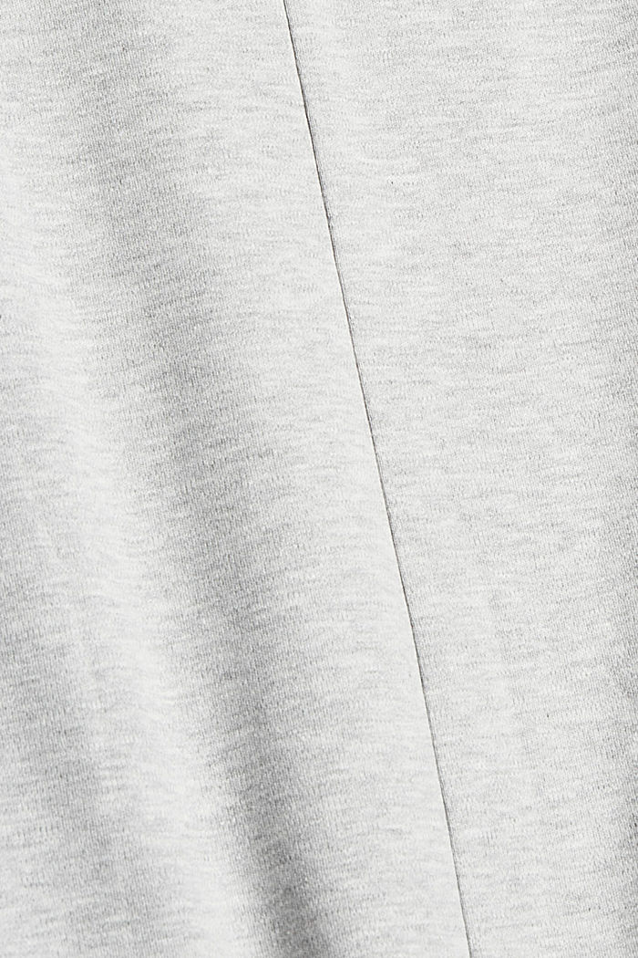 Sweat-shirt en coton mélangé, LIGHT GREY, detail image number 4