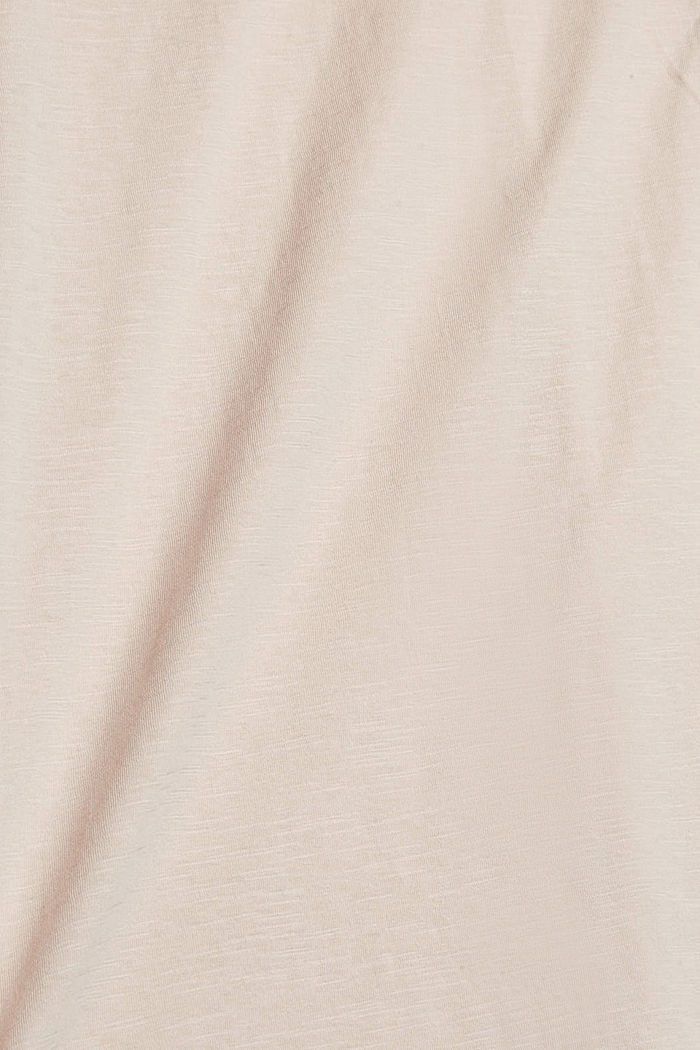 T-Shirt mit Print, 100% Baumwolle, DUSTY NUDE, detail image number 4