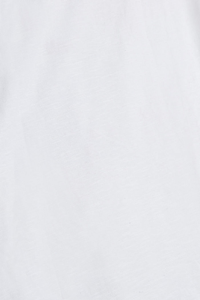 Top with 3/4-length sleeves and print, WHITE, detail image number 4