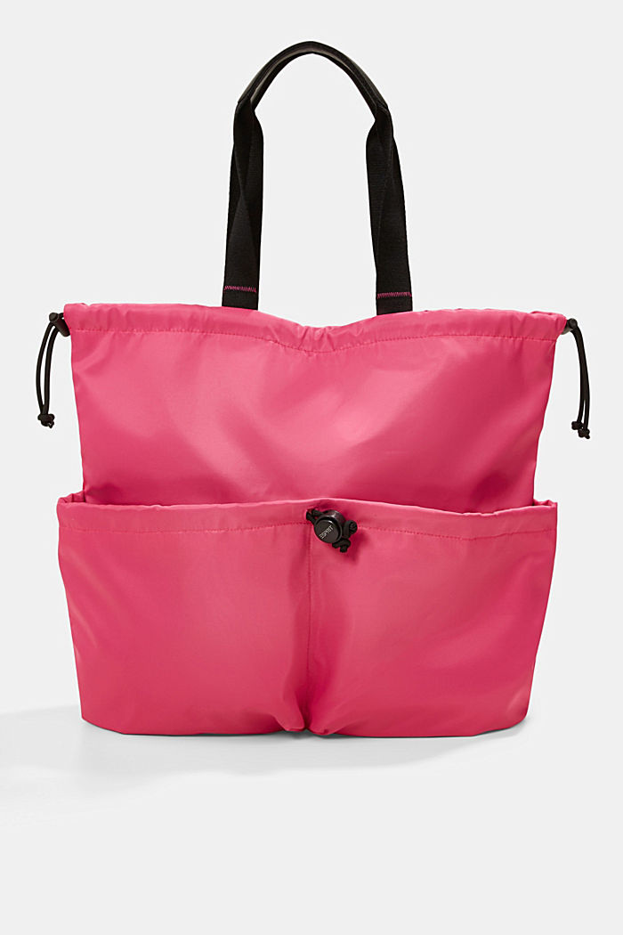 Sports bag with drawstring ties, PINK FUCHSIA, detail image number 0