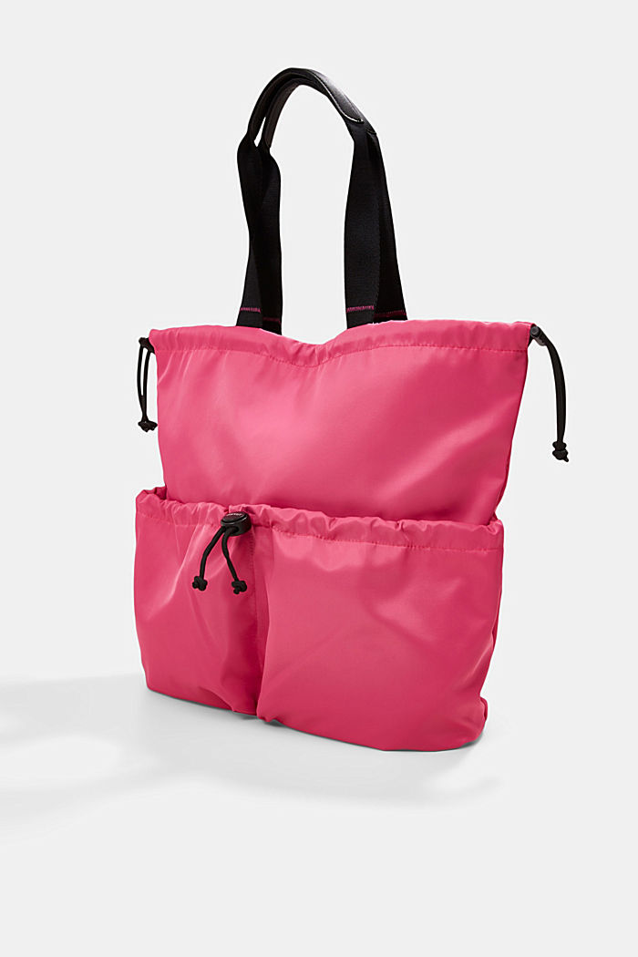 Sports bag with drawstring ties, PINK FUCHSIA, detail image number 2