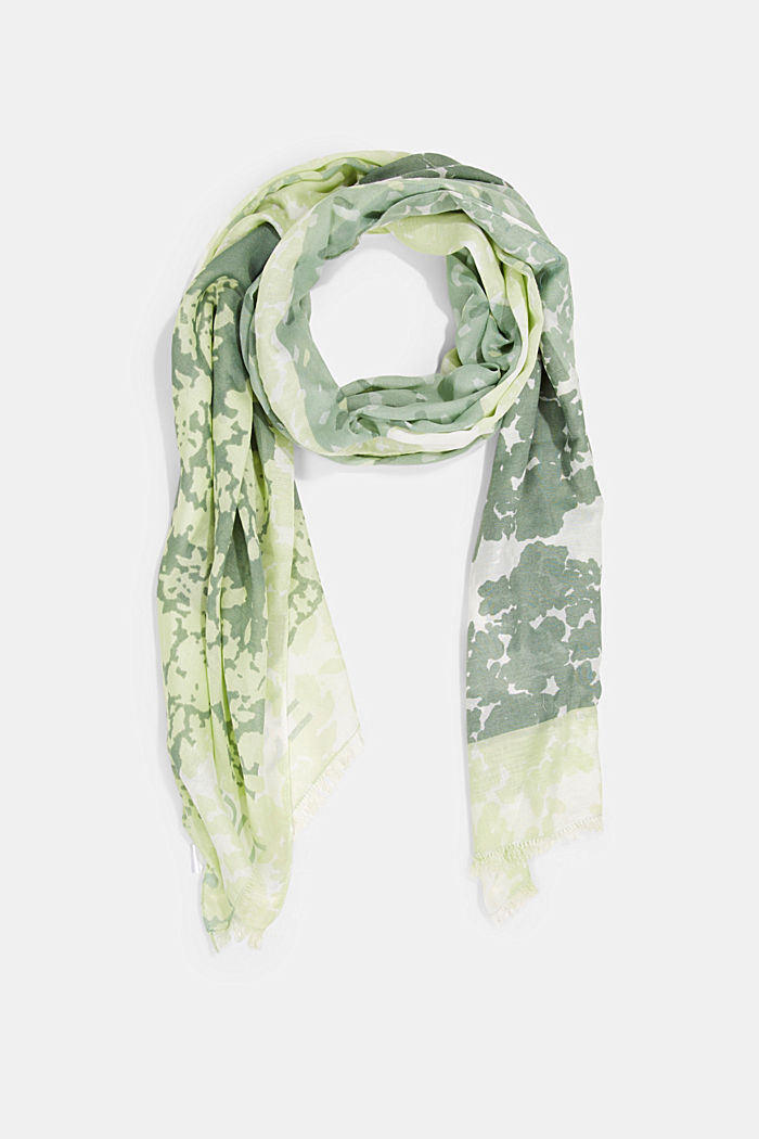 Shawls/Scarves, DUSTY GREEN, overview