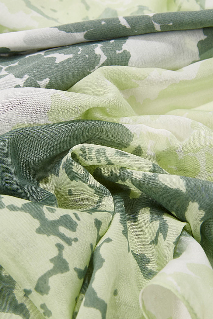 Shawls/Scarves, DUSTY GREEN, detail image number 2