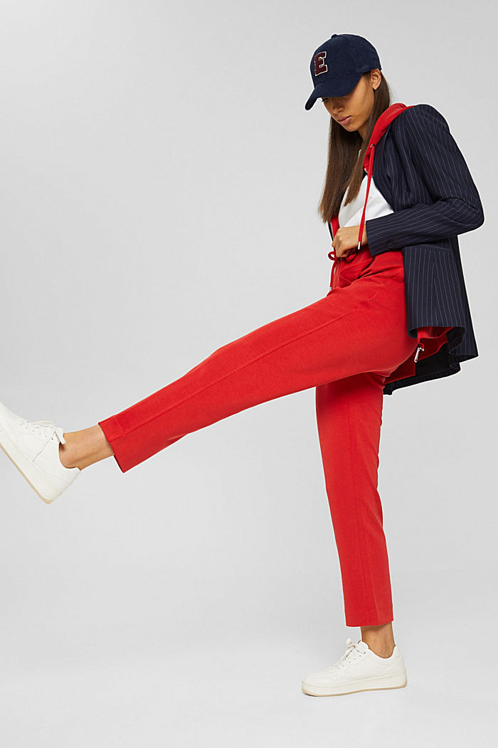 Pantaloni, ORANGE RED, detail image number 1