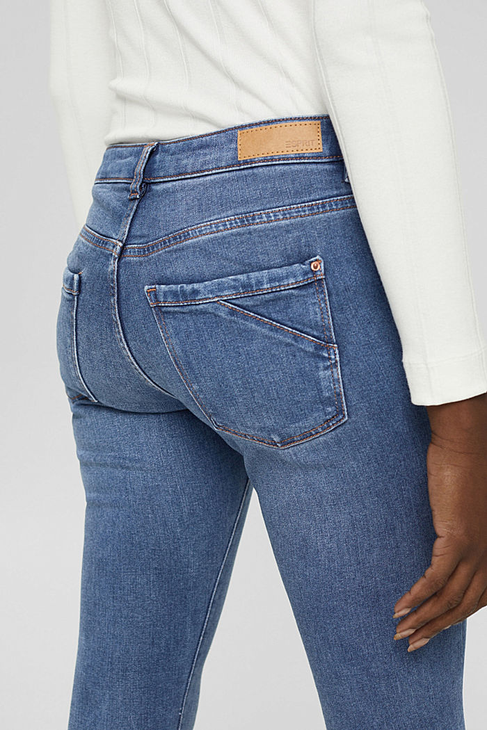 Jeans elasticizzati con LENZING™ ECOVERO™, BLUE MEDIUM WASHED, detail image number 5