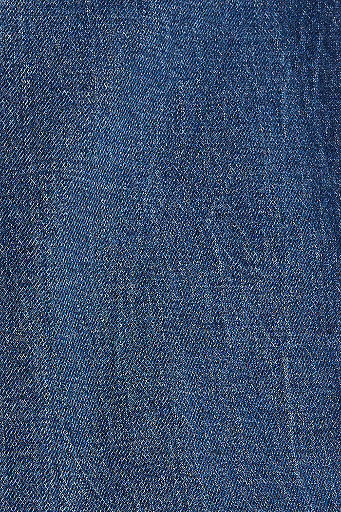 Jeans con gamba dritta, BLUE DARK WASHED, detail image number 4