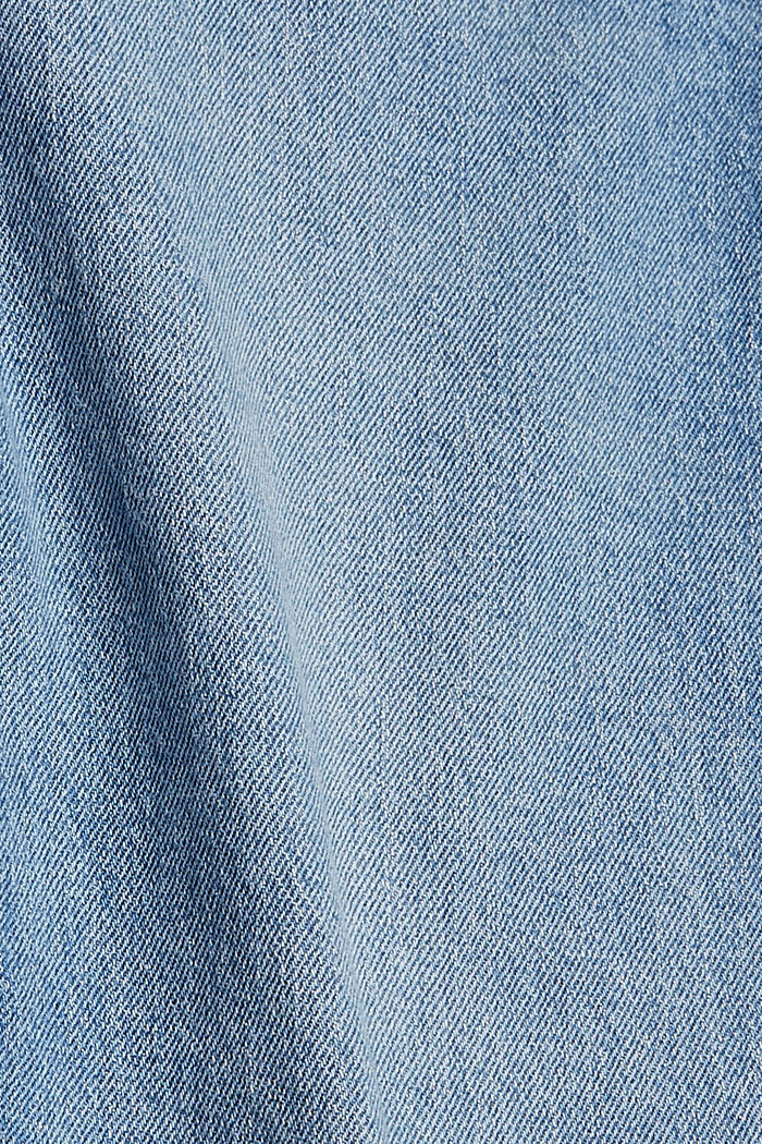 Jeans con gamba dritta, BLUE LIGHT WASHED, detail image number 4
