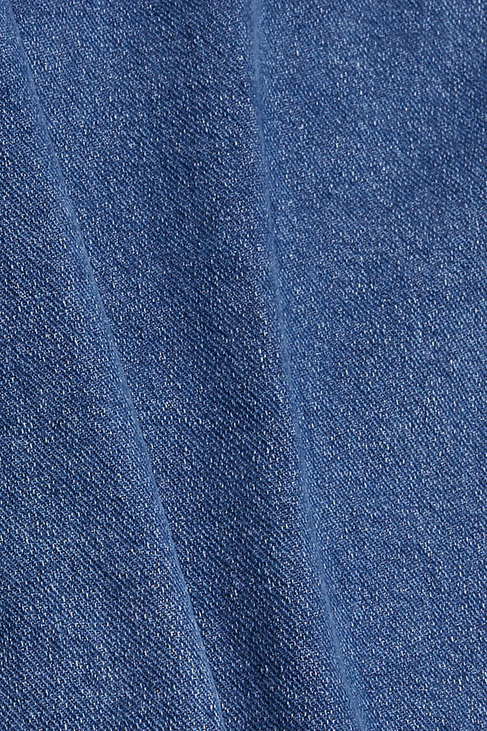 Bootcut-farkut päälleommelluin taskuin, BLUE MEDIUM WASHED, detail image number 4