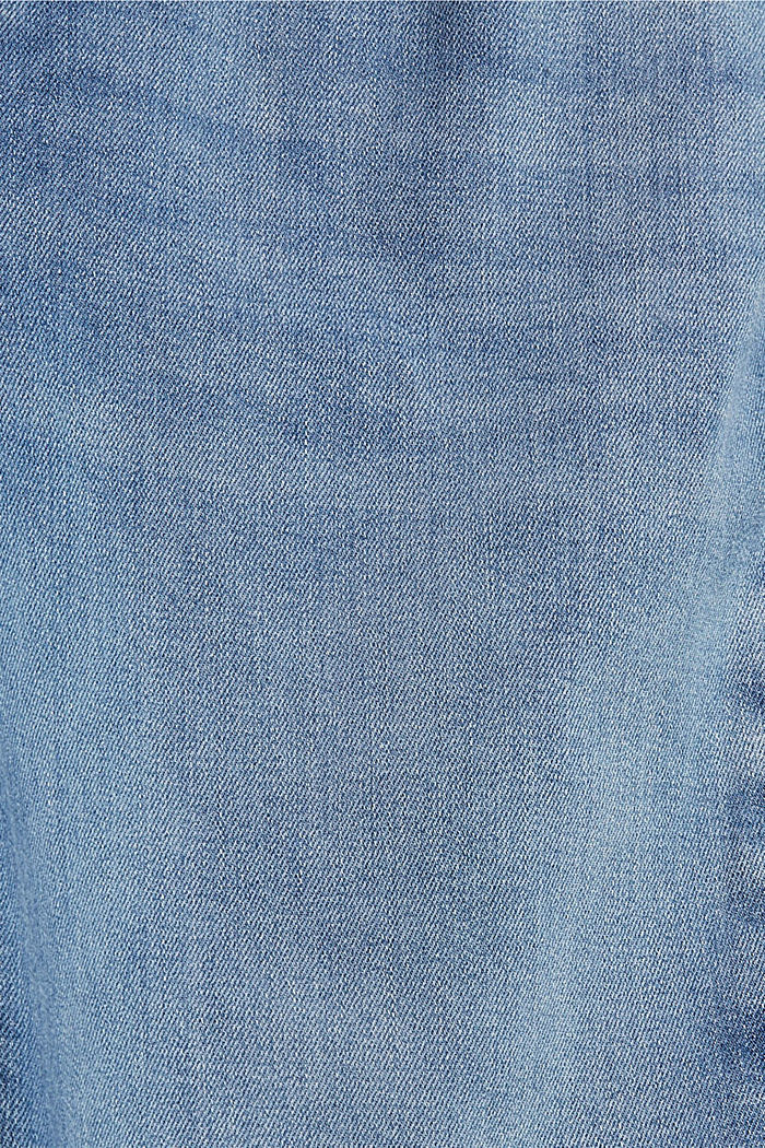 CURVY stretch jeans with LENZING™ ECOVERO™, BLUE LIGHT WASHED, detail image number 1