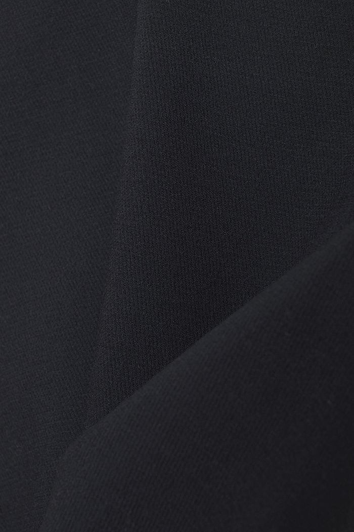 Coats woven regular, BLACK, detail image number 4