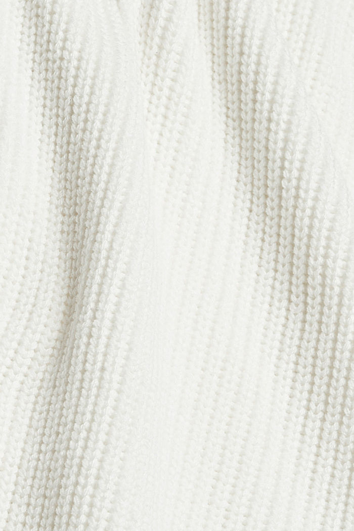 V-neck sleeveless jumper, OFF WHITE, detail image number 4