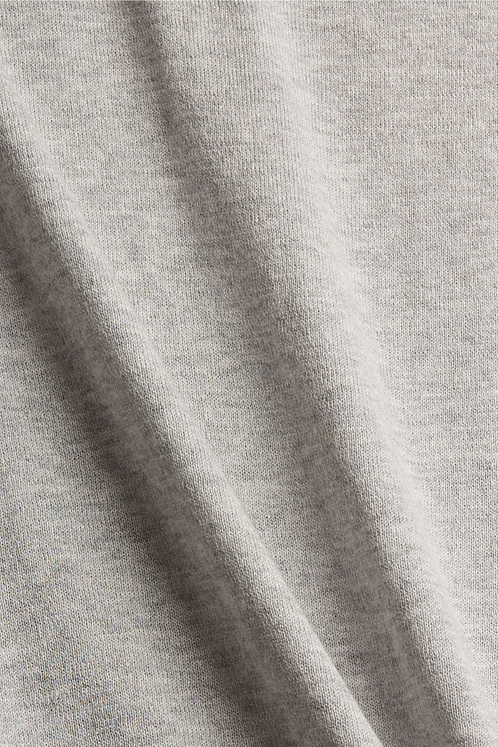 Pullover CURVY con coulisse, LIGHT GREY, detail image number 1