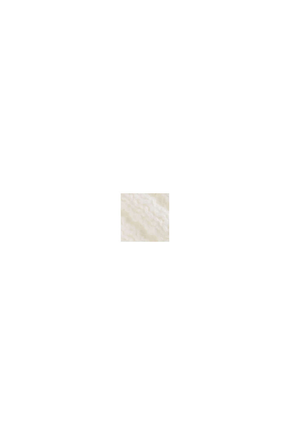 Pulovr s pleteným vzorem, z bio bavlny, OFF WHITE, swatch