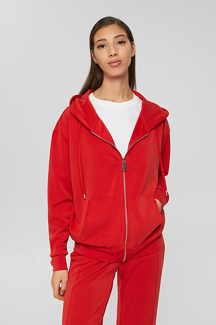 Sweatshirt, ORANGE RED, detail image number 0