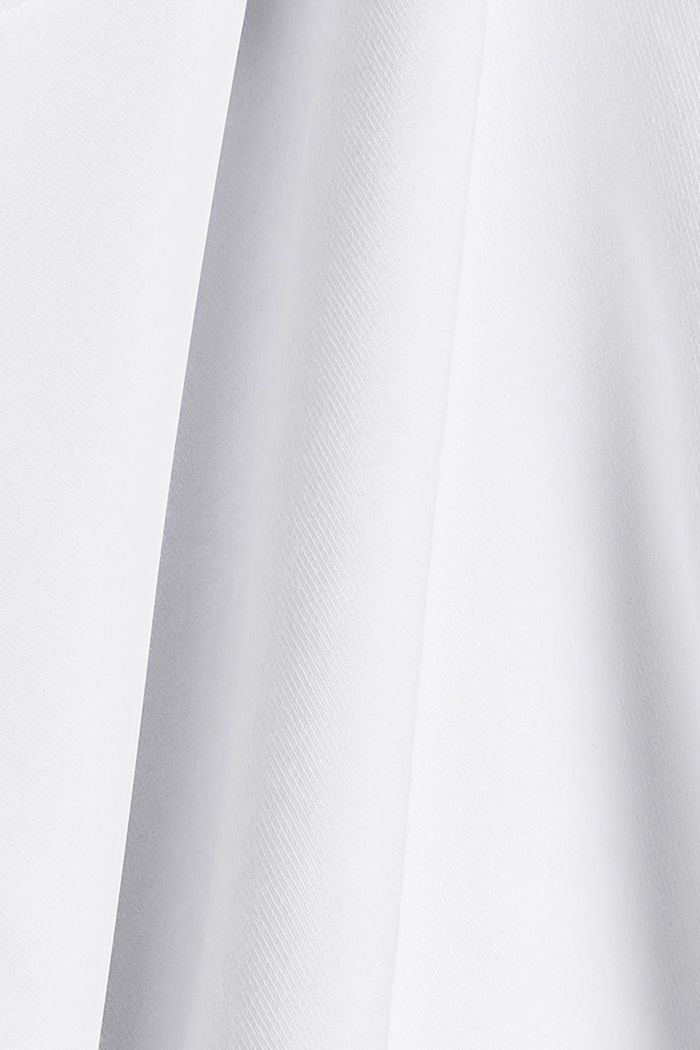 Sweat-shirt en coton mélangé, WHITE, detail image number 4