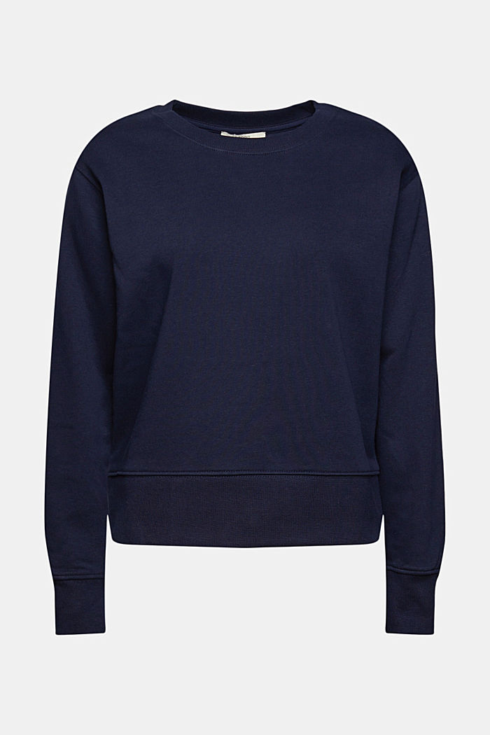 Blended cotton sweatshirt, NAVY, detail image number 8