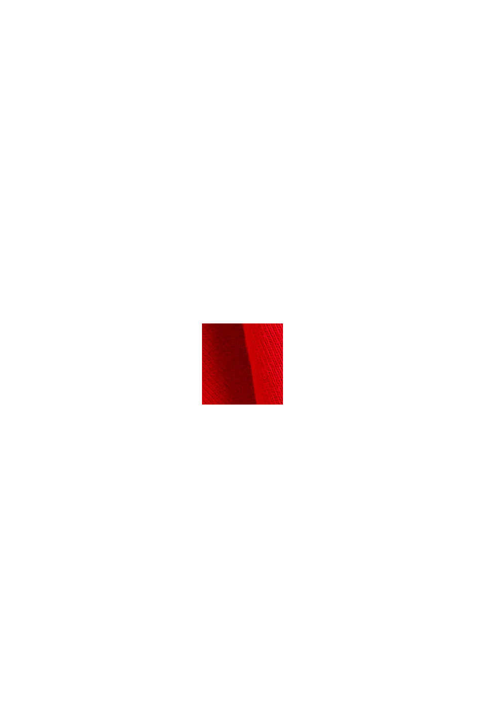 Hoodie met logoborduursel, katoenmix, ORANGE RED, swatch