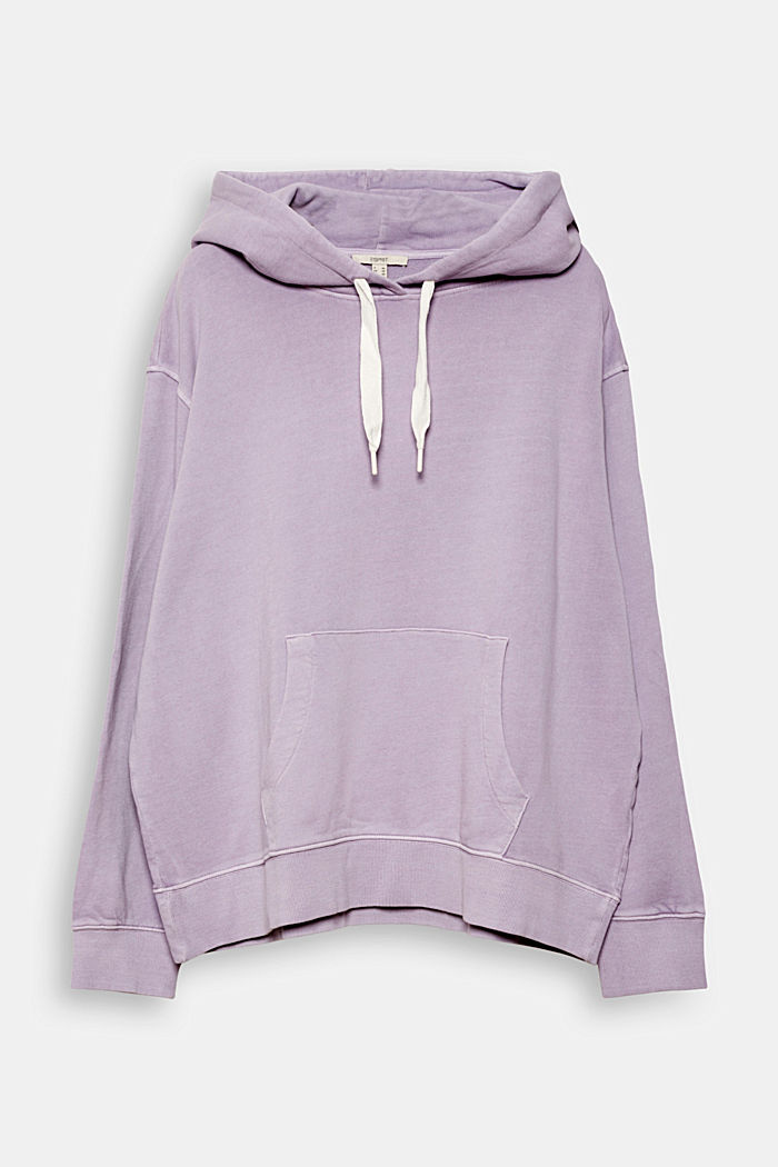 CURVY hooded sweatshirt, LILAC, overview