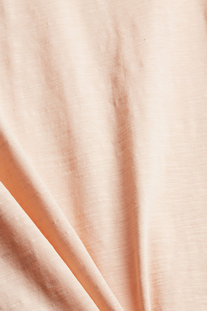 Long sleeve top made of 100% organic cotton, NUDE, detail image number 4