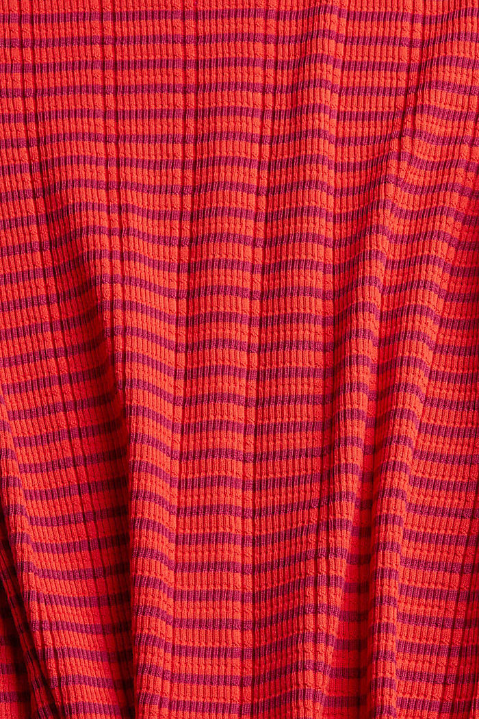 T-Shirts slim, ORANGE RED, detail image number 4