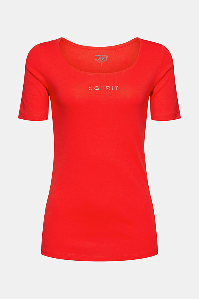 T-Shirts, ORANGE RED, overview
