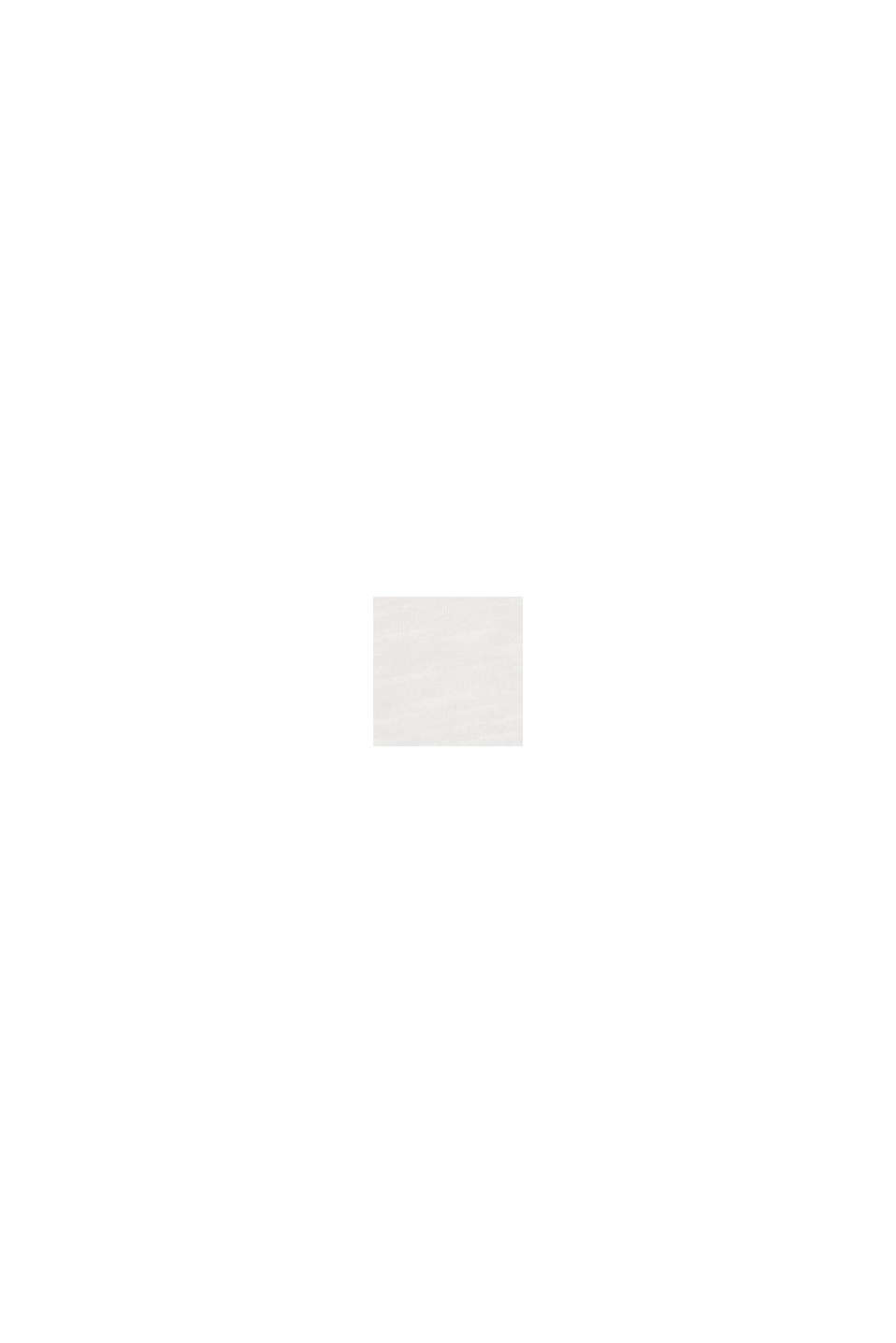 T-shirt CURVY orné d´un imprimé, coton biologique, OFF WHITE, swatch