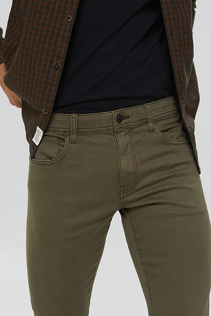 Pants woven Slim Fit, DUSTY GREEN, detail image number 2