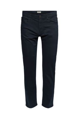 ESPRIT Pantalon stretch étroit en coton biologique