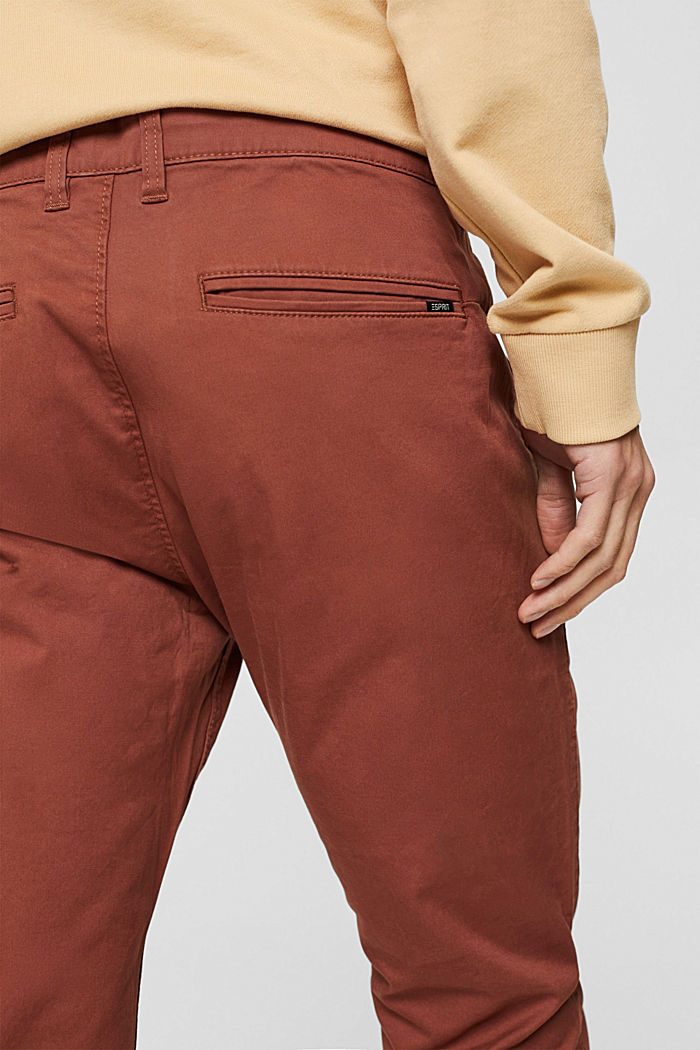 Pants woven Slim Fit, RUST BROWN, detail image number 5