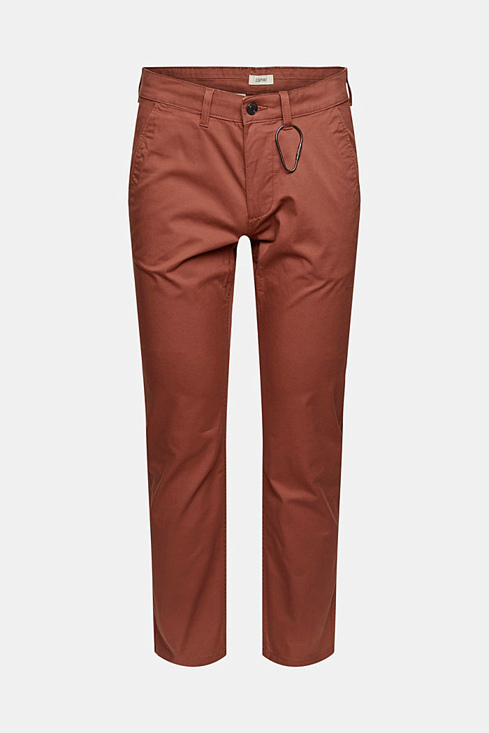 Pants woven Slim Fit, RUST BROWN, detail image number 8