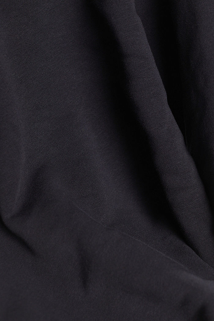 Sweatshirt mit Print aus Baumwoll-Mix, BLACK, detail image number 4