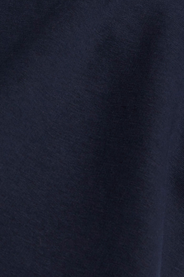 Gerecycled: sweatshirt met logoborduursel, NAVY, detail image number 4