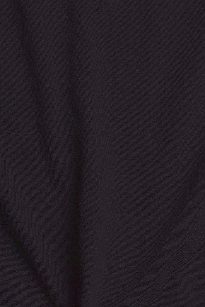 Jersey-Shirt mit Logo-Print, BLACK, detail image number 4