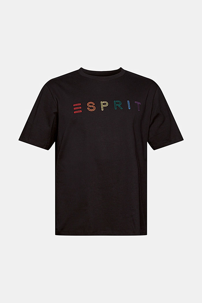 Jersey-Shirt mit Stickerei, 100% Baumwolle