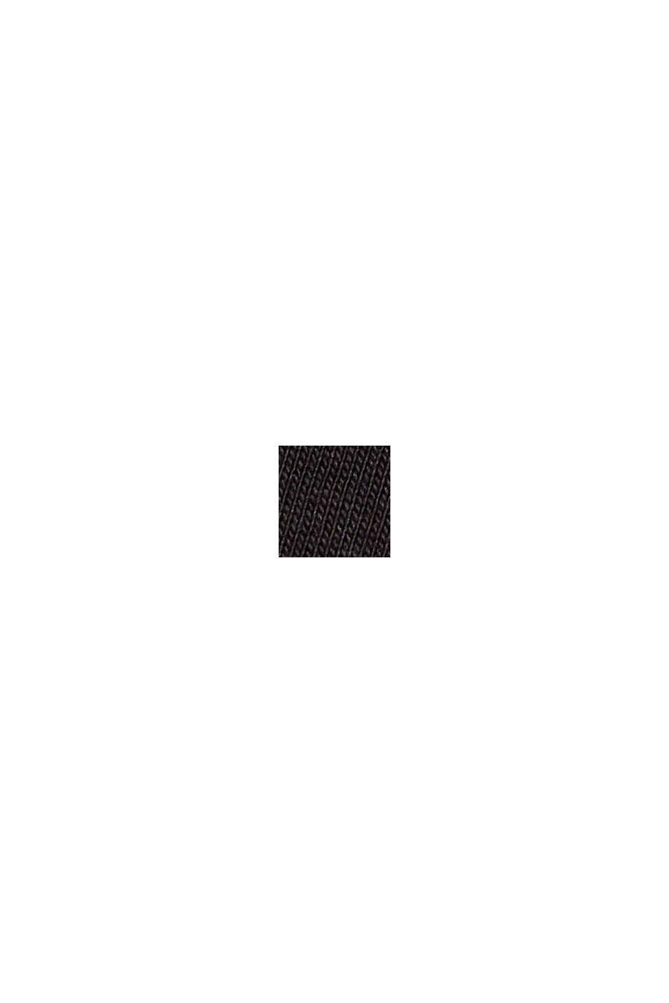 Jersey-Shirt mit Stickerei, 100% Baumwolle, BLACK, swatch