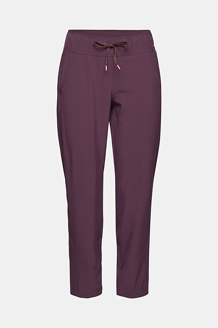 Trousers, AUBERGINE, overview