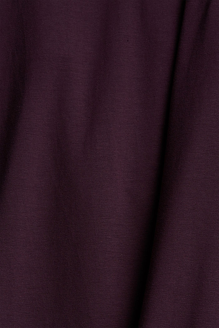 Pants knitted, AUBERGINE, detail image number 1