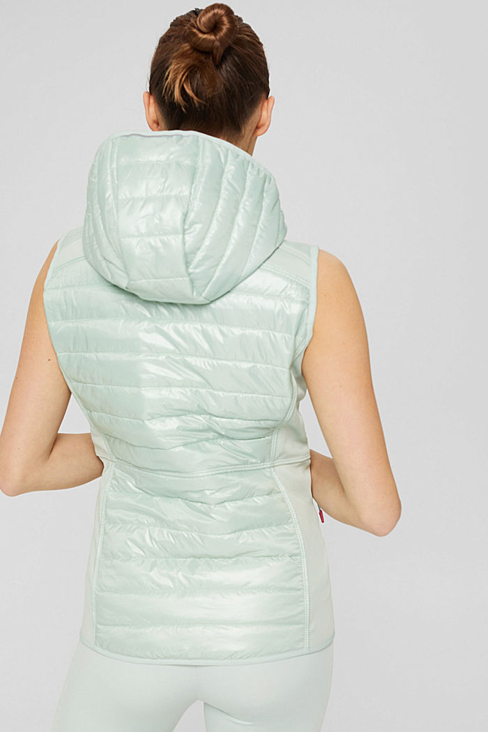 Vests outdoor woven, PASTEL GREEN, detail image number 3