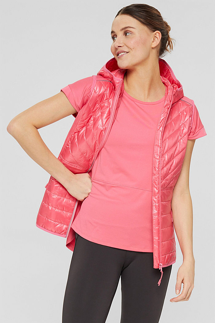Vests outdoor woven, PINK FUCHSIA, detail image number 0