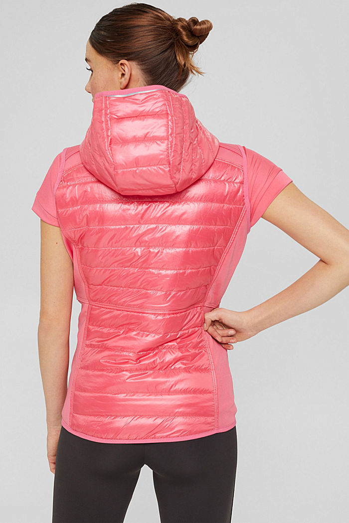 Vests outdoor woven, PINK FUCHSIA, detail image number 3